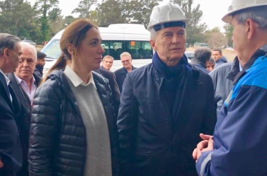 Macri y Vidal recorrieron las obras del gasoducto