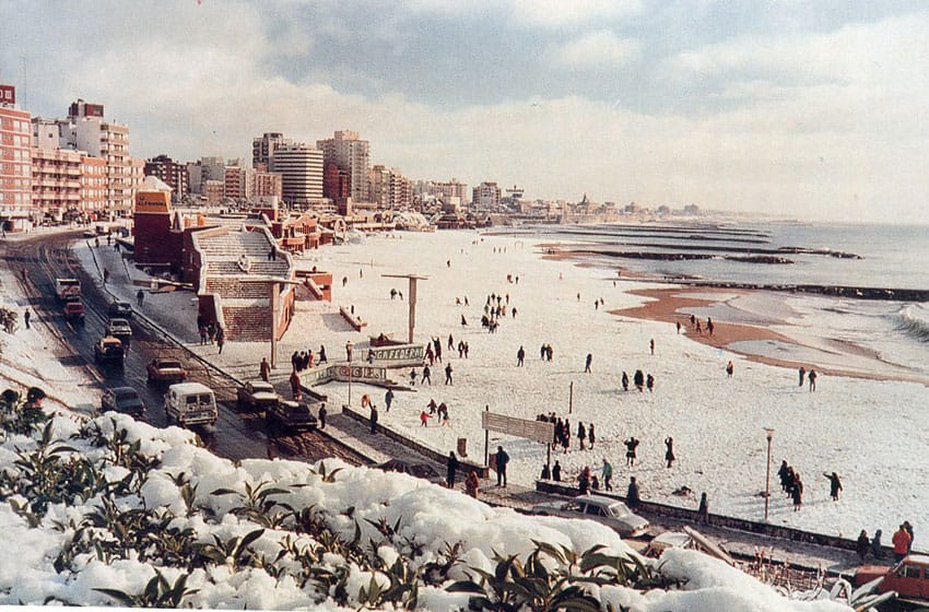 Se cumplen 28 años de la histórica nevada en Mar del Plata