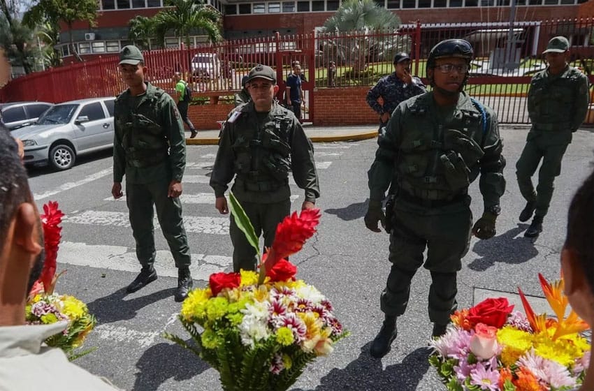 Venezuela: militares detenidos realizan un motín en reclamo de su situación