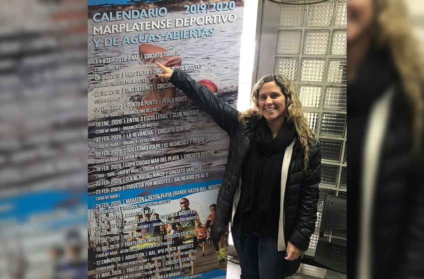 Catalina Giaccaglia, la primera marplatense que cruzará el Canal de la Mancha