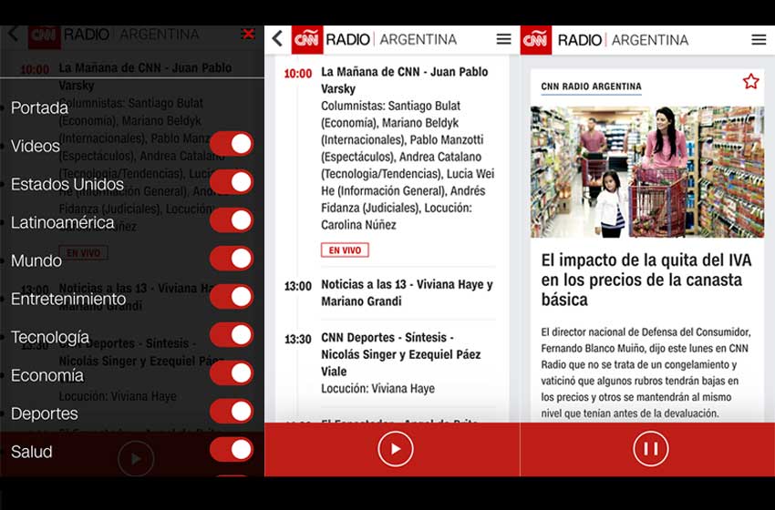 CNN Radio Argentina estrena programación este lunes