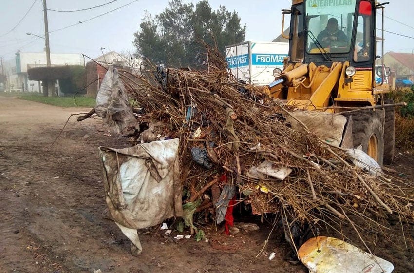 En el barrio Santa Rita retiraron más de 100 mil kilos de basura