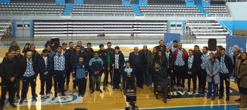 Panamericanos: los deportistas marplatenses fueron recibidos en el Polideportivo
