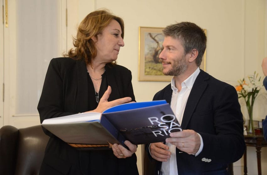 Bonifatti se reunió con la intendente de Rosario Mónica Fein