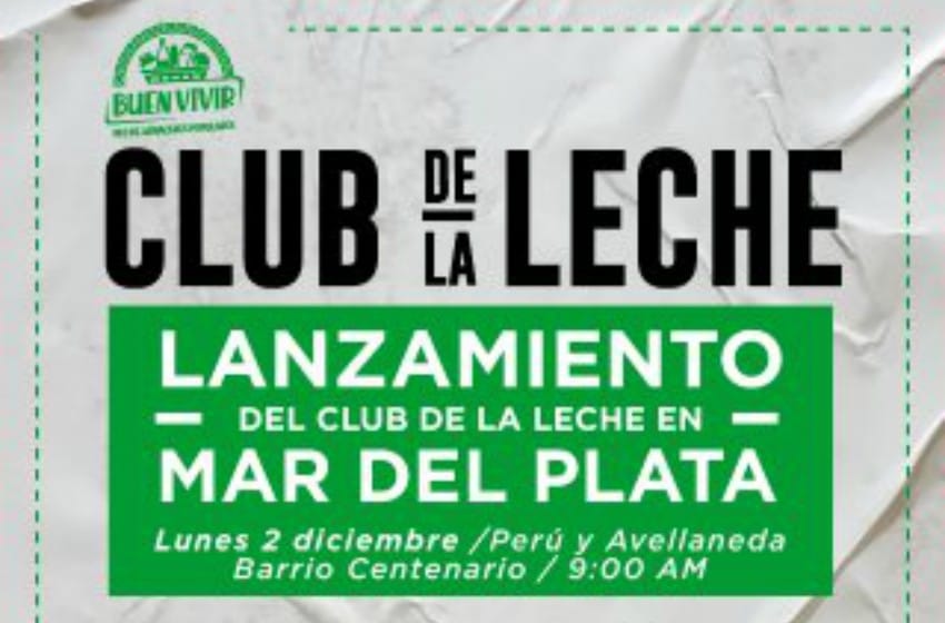 Se lanzó en Mar del Plata el Club de la Leche