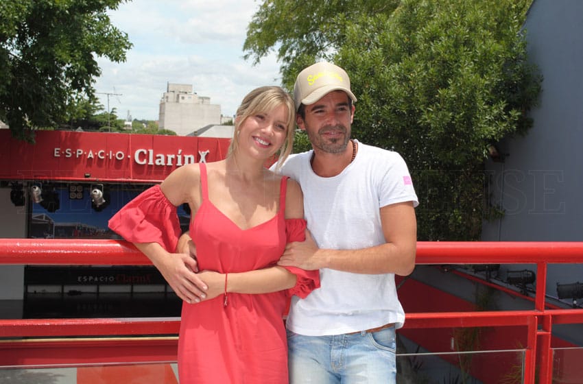 Laurita Fernández y Nicolás Cabré visitaron "El lugar de los artistas"