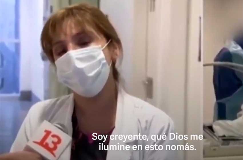 Drama en Chile por la pandemia: “Estoy eligiendo, que Dios me ilumine”, asegura una médica