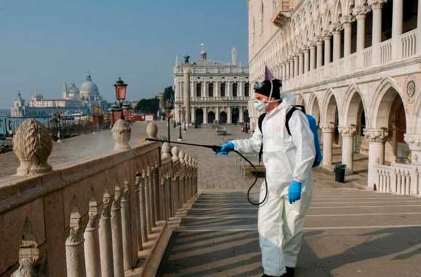 Más de 43.000 italianos se contagiaron de coronavirus en sus trabajos