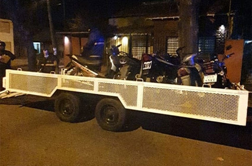 Seis motos secuestradas en un operativo de tránsito