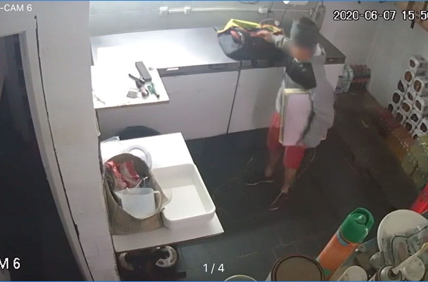 Video: entraron a robar al Sochori de Dorapa