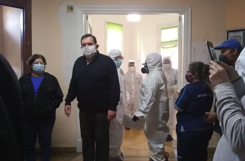 Montenegro encabezó hisopados en el Hogar municipal de ancianos