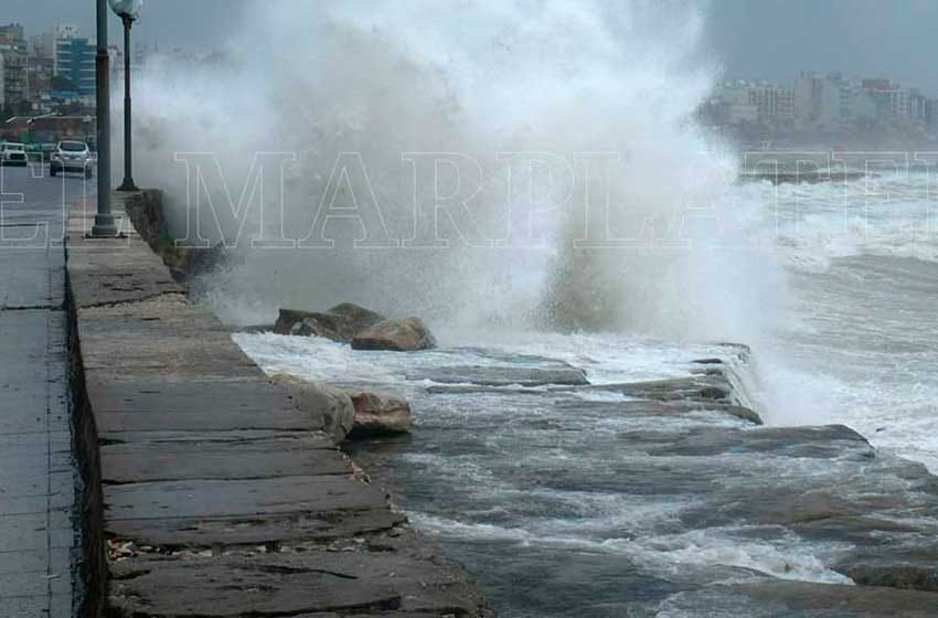 Mar del Plata está bajo alerta meteorológica por fuerte viento