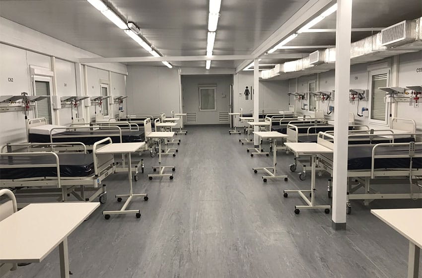 Comenzó a funcionar el Hospital Modular: ya hay 10 pacientes con COVID internados