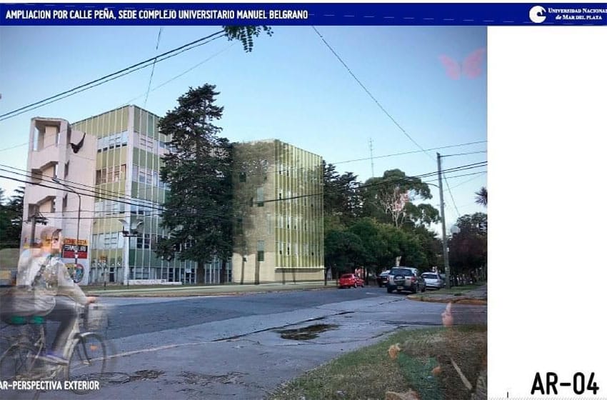 Así será la ampliación del aulario de la Universidad Nacional de Mar del Plata