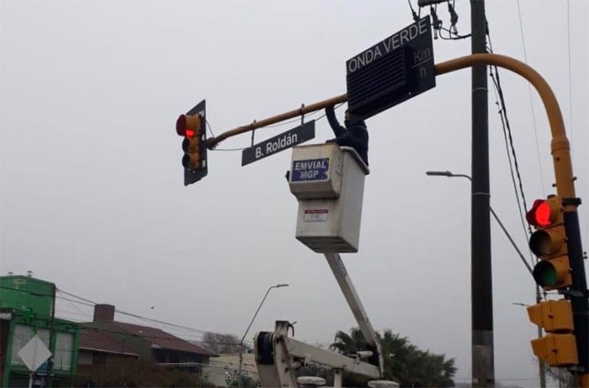 Tras el temporal, debieron reparar 20 semáforos