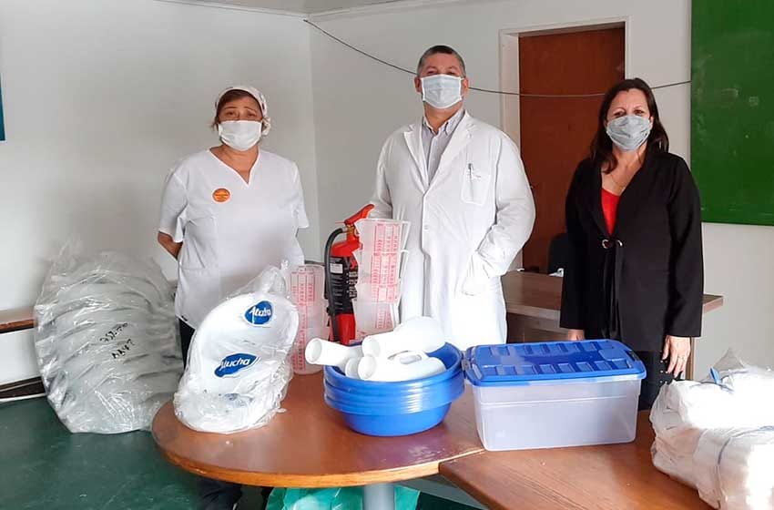 El Hospital de Balcarce recibió donaciones para el trabajo diario en la pandemia