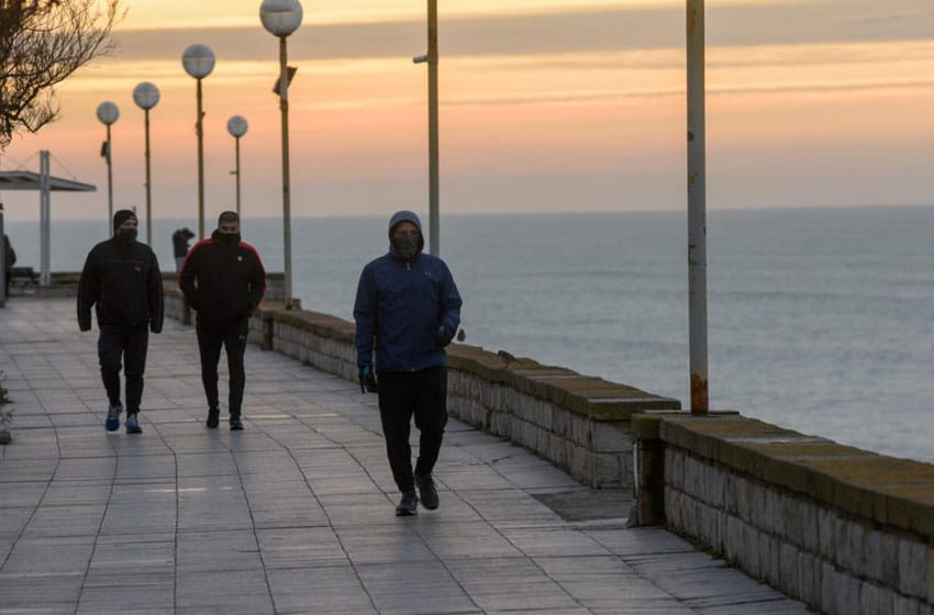 El frío llegó para quedarse: mínima de 0° en Mar del Plata