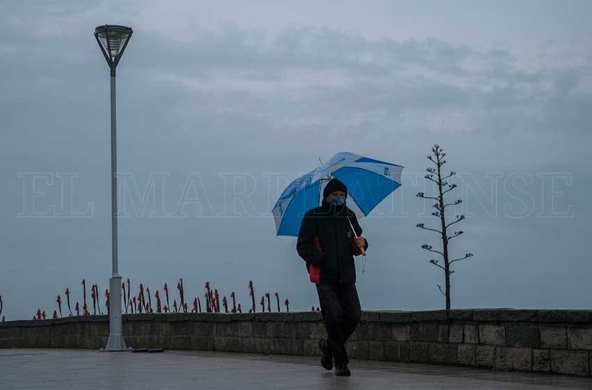 El jueves trajo la lluvia a Mar del Plata