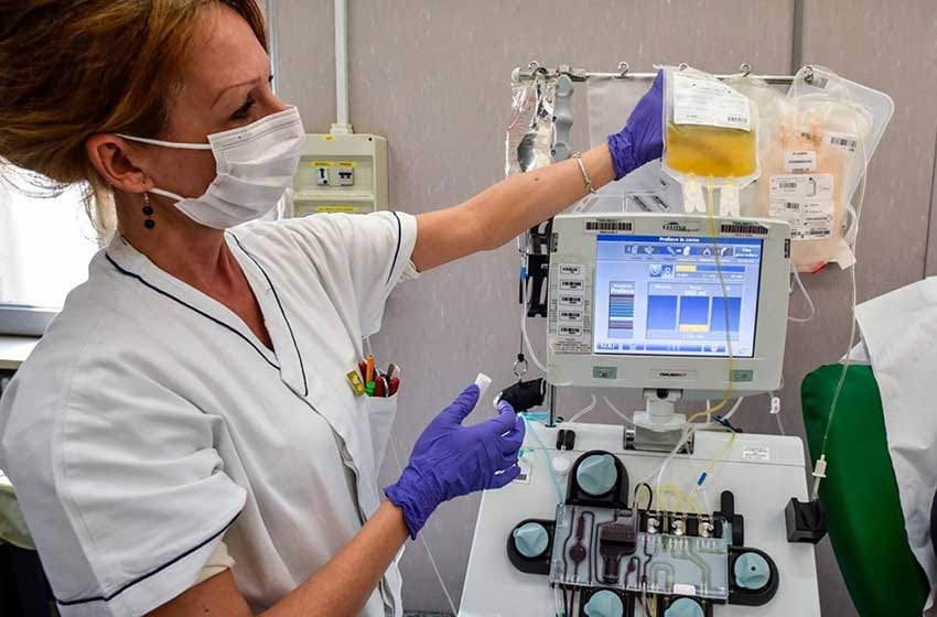 Primeras donaciones de plasma en Pinamar de pacientes recuperados