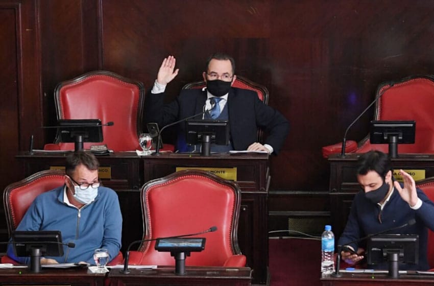 Senadores de Juntos por el Cambio respaldaron a Montenegro: “Hay falta de coordinación de la Provincia”