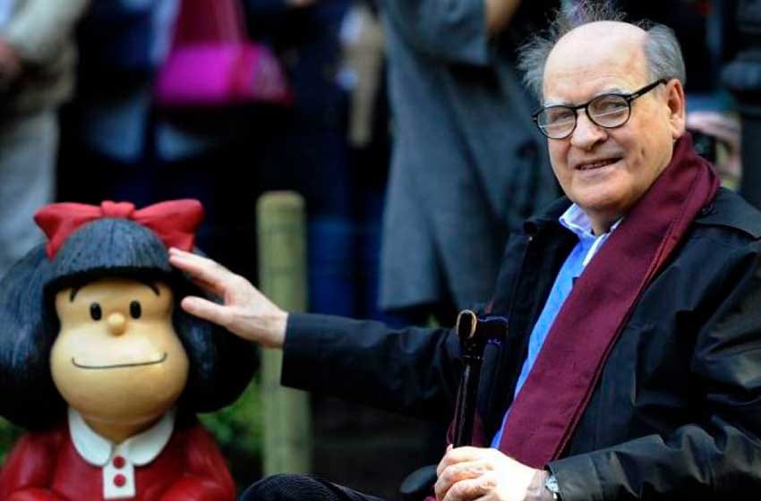 Murió Quino, el creador de Mafalda que trascendió las fronteras