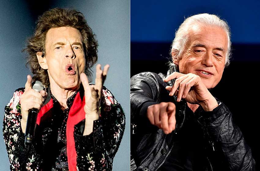 Los Rolling Stones lanzaron un tema inédito junto a Jimmy Page