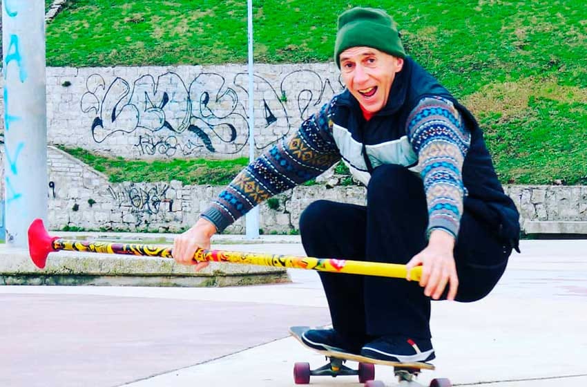 Nace el Sup-Skate, un nuevo deporte en Mar del Plata
