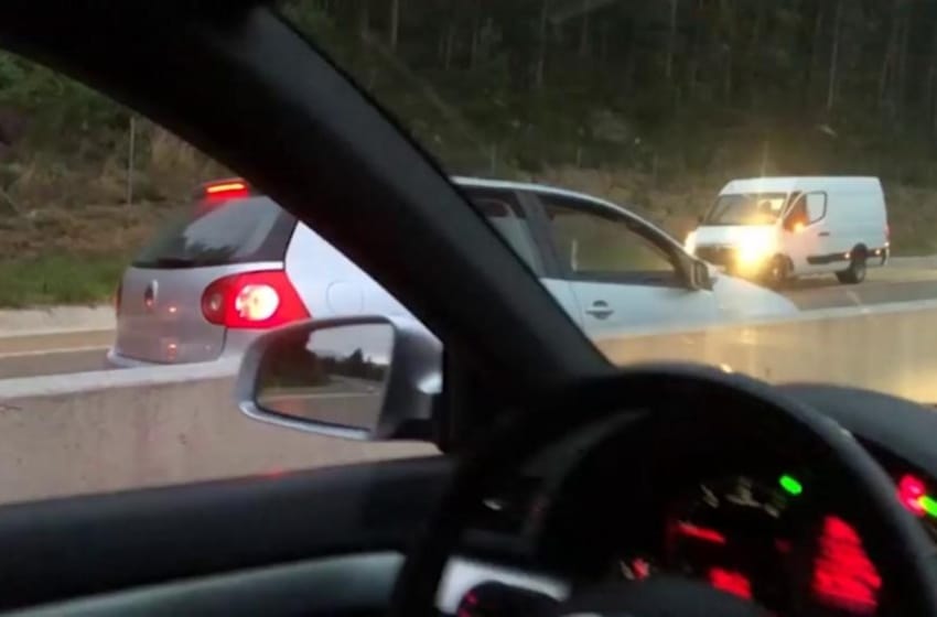 Un conductor circuló 10 km en sentido contrario por una autovía de España