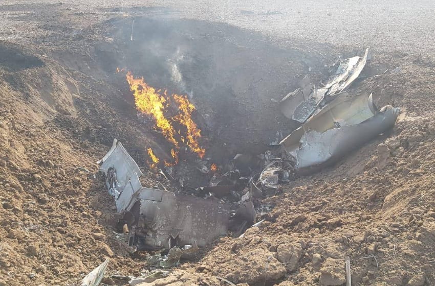 Se estrelló un avión de la Fuerza Área: el piloto murió tras eyectarse