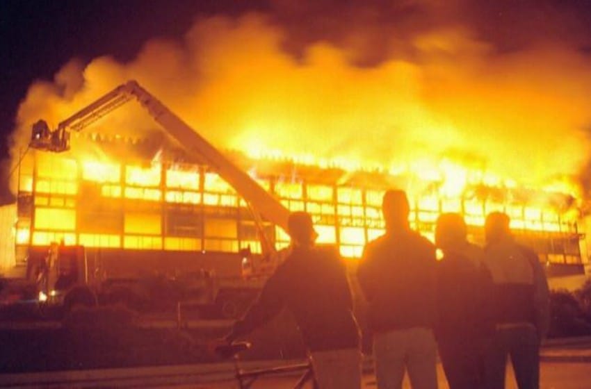 Necochea: trabajan para poner en valor el edificio Casino incendiado