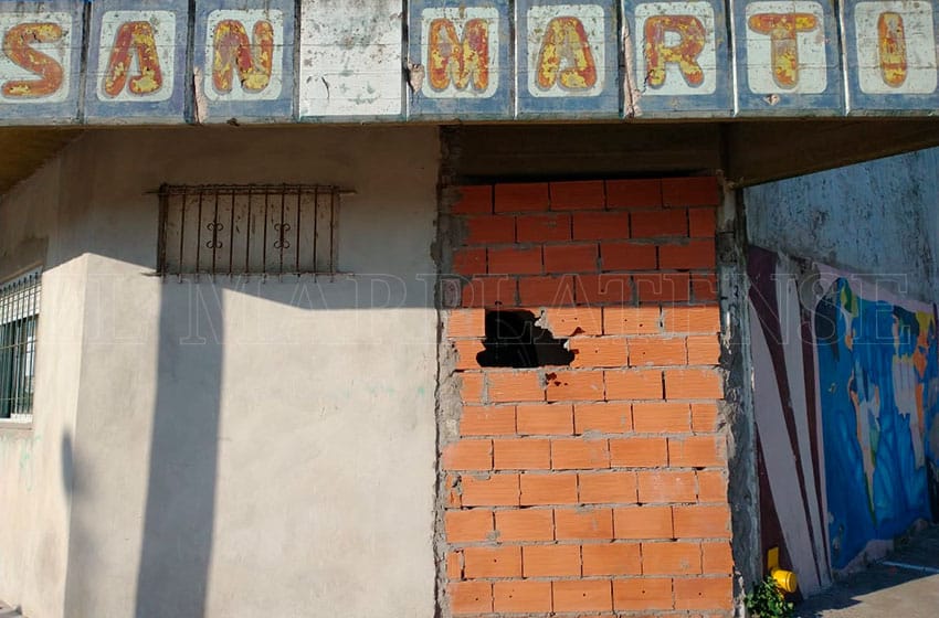 Dos intentos de robo en un año: asaltaron la sociedad de fomento del barrio San Martín