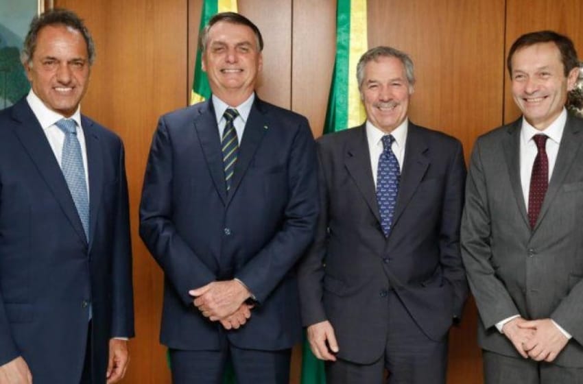 Bolsonaro recibió a Scioli y dijo que espera "lo mejor" para Argentina