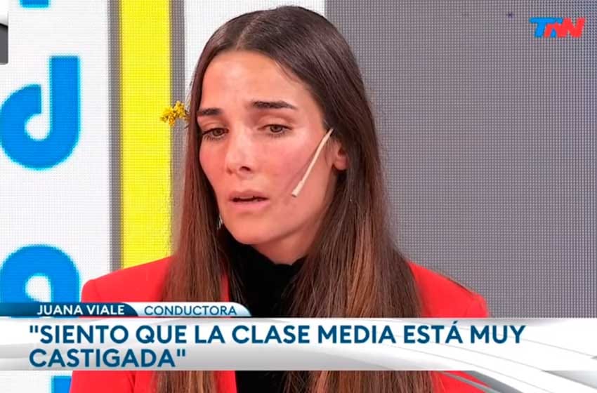 Juana Viale, sobre la cuarentena: "La clase media está muy castigada, quiere ir a trabajar y no puede"