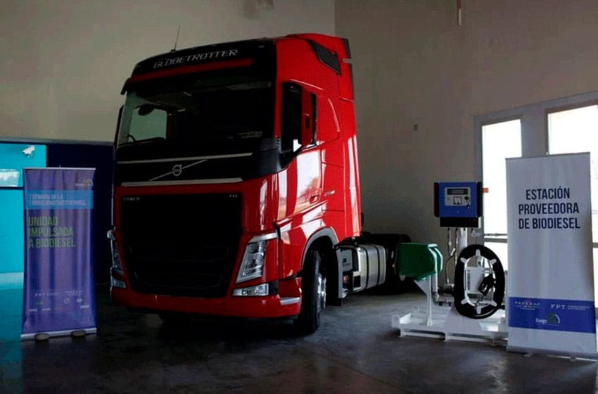 Biodiesel al 100% en camiones, un proyecto para la cadena agroindustrial del país