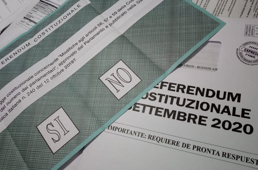 Hay 43 mil personas habilitadas para votar en el referendum del Parlamento italiano