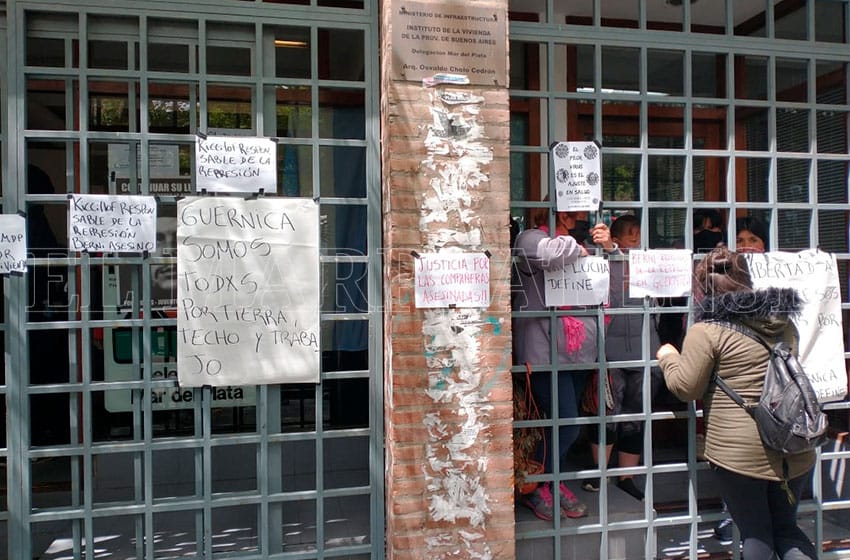 Guernica: organizaciones sociales tomaron el Instituto de la Vivienda en Mar del Plata