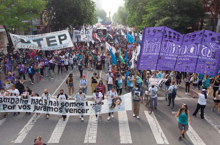 Marplatenses se movilizaron en el Día Internacional de la No Violencia hacia las Mujeres