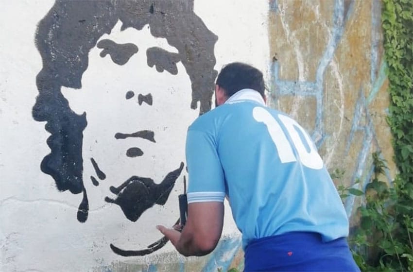 "Maradona fue mi bandera para afrontar las cosas cotidianas de la vida"