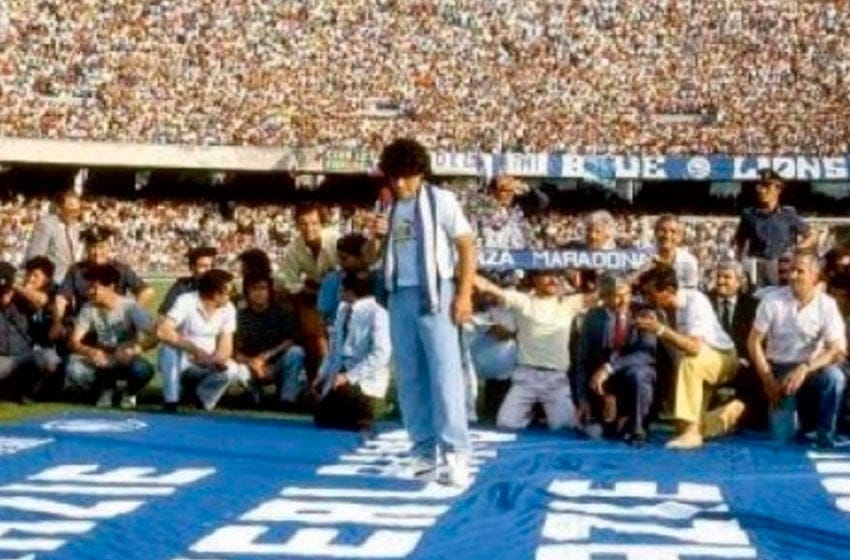 Napoli confirma que el estadio será rebautizado con el nombre de Diego