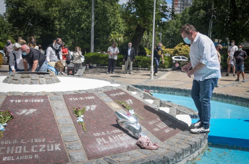 Se celebró el 34 aniversario de la inauguración del Monumento a los Caídos en Malvinas