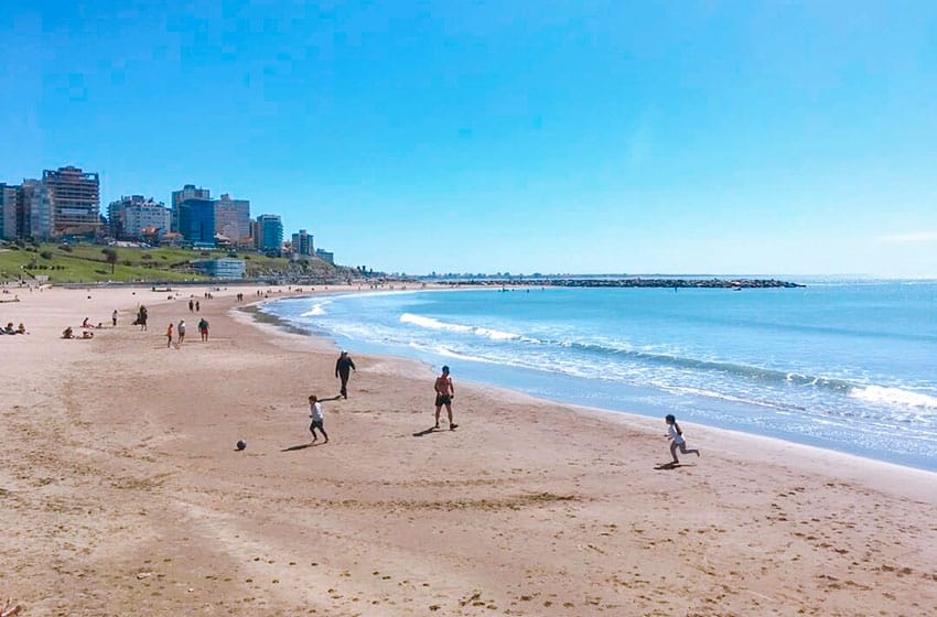 ¡Qué calorcito!: 26 grados de máxima en la ciudad de Mar del Plata