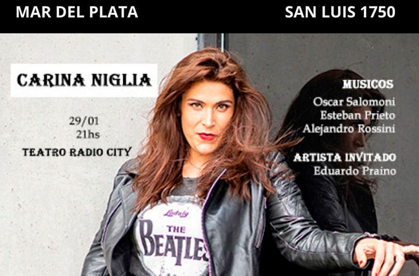 Carina Niglia se presentará con un impactante show en Mar del Plata
