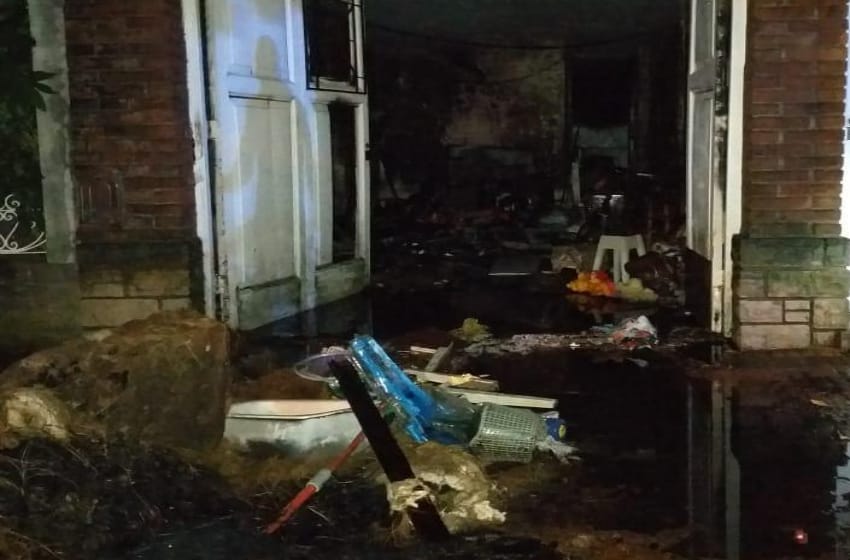 Incendio en el barrio Primera Junta: la víctima asegura que fue "su ex"