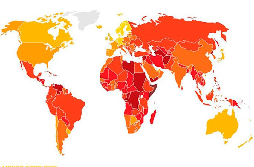 Argentina bajó 12 lugares en el ranking global que mide la corrupción