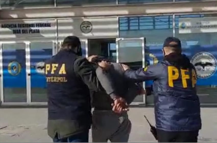 Detuvieron en Mar del Plata a un peligroso delincuente buscado por la Interpol
