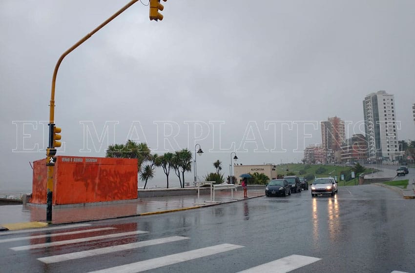 Clima en Fase 3: mañana, tarde y noche con lluvias en Mar del Plata
