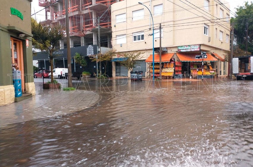 En Mar del Plata llovió en cuatro días casi lo mismo que suele llover en todo febrero