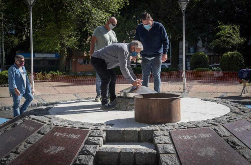 Montenegro: “Queremos que el Monumento a los Caídos en Malvinas esté en las mejores condiciones”