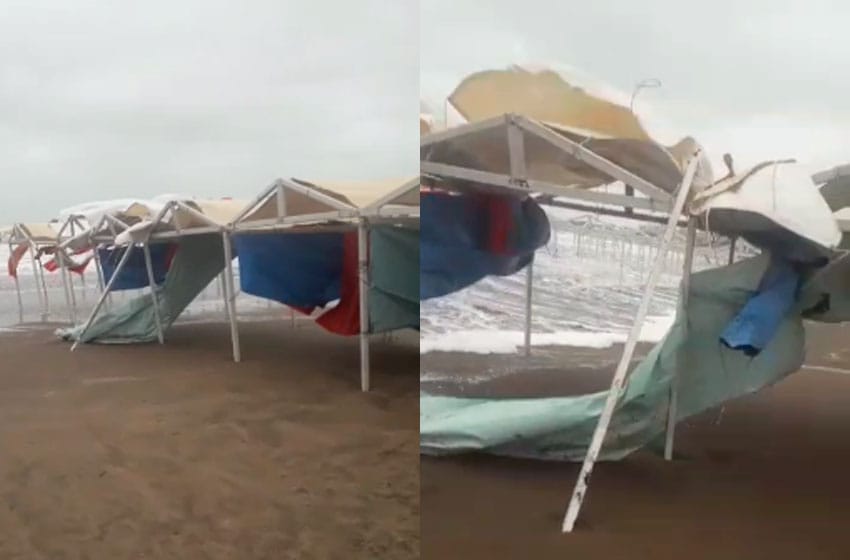 Punta Mogotes: el viento se lleva lo último que queda de "una temporada para el olvido"