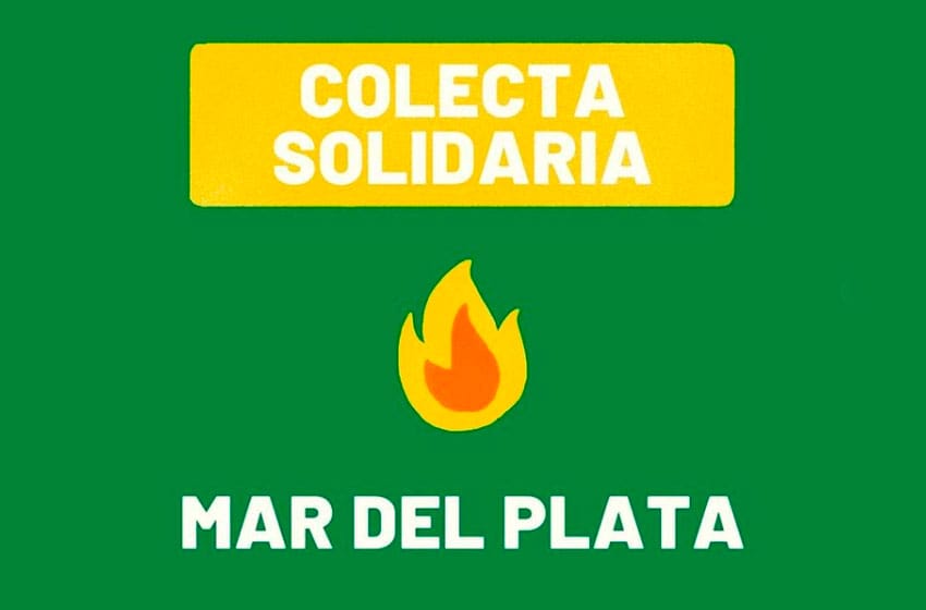 Desde Mar del Plata impulsan una colecta solidaria por los incendios en la Patagonia